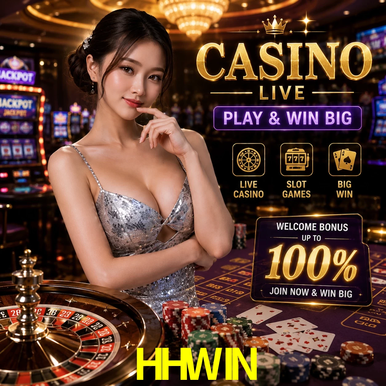 Aplicativo móvel HHWIN para iOS e Android